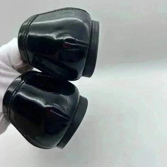 Fendi Italy Black Velour  Slip-On Ballet Womens Flats 38 Look At Photos - Picture 10 of 15